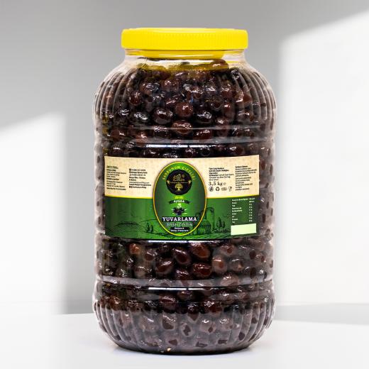 Ayvalıık Yuvarlama Siyah Zeytin 3.5 kg.